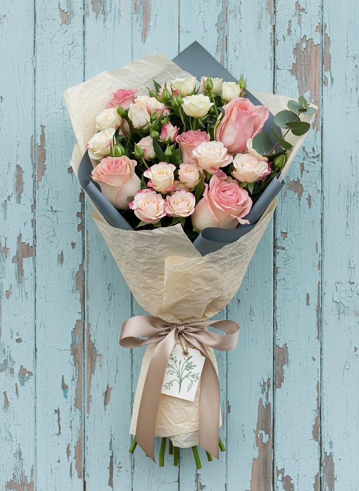 Букет цветов из: Розы в Мелеузе