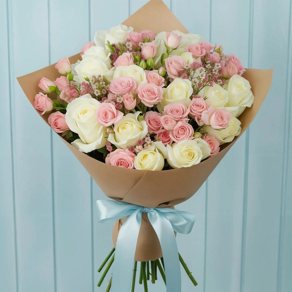 Букет цветов из: Розы в Мелеузе