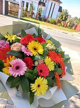 Букет цветов из:  Герберы #REPLACE_PRED# Мелеузе