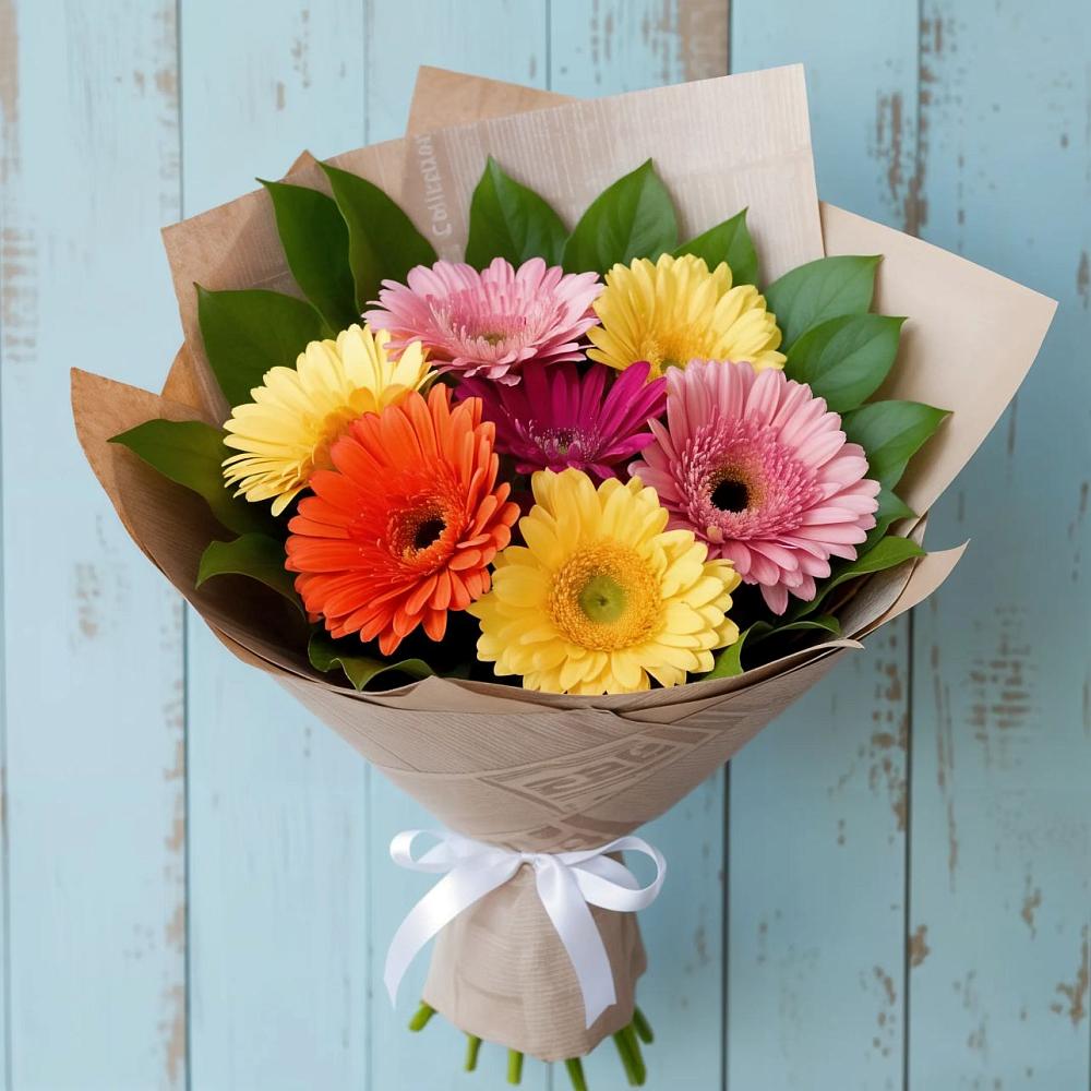 Букет цветов из: Герберы в Мелеузе