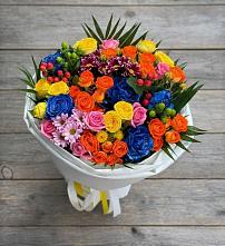 Букет цветов из:  Розы и Хризантемы в Мелеузе